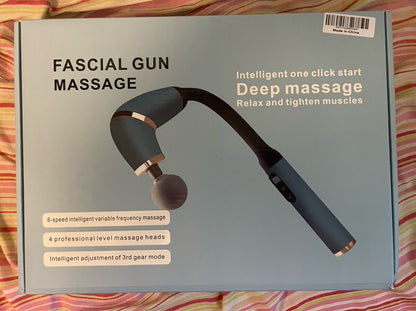 Rynx | U-shaped massage gun for full body training 4 massage heads