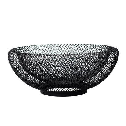 RYNX | Mesh Fruit Bowl Organizer Black