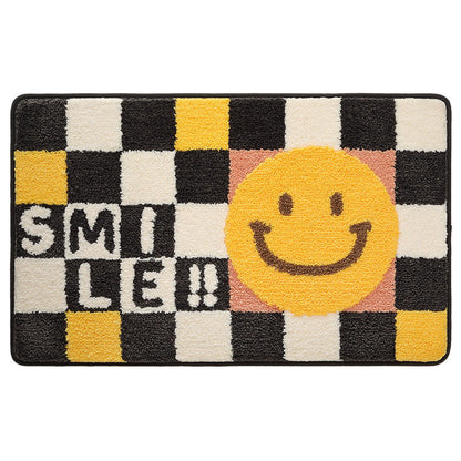Rynx | colored checkerboard bath mat, flower bath rug, soft plush water-absorbent, various sizes floral non-slip toilet mat, thick bathroom rug, art bathroom mats, best bath rugs, hot shower mat, toilet mat for the bathroom
