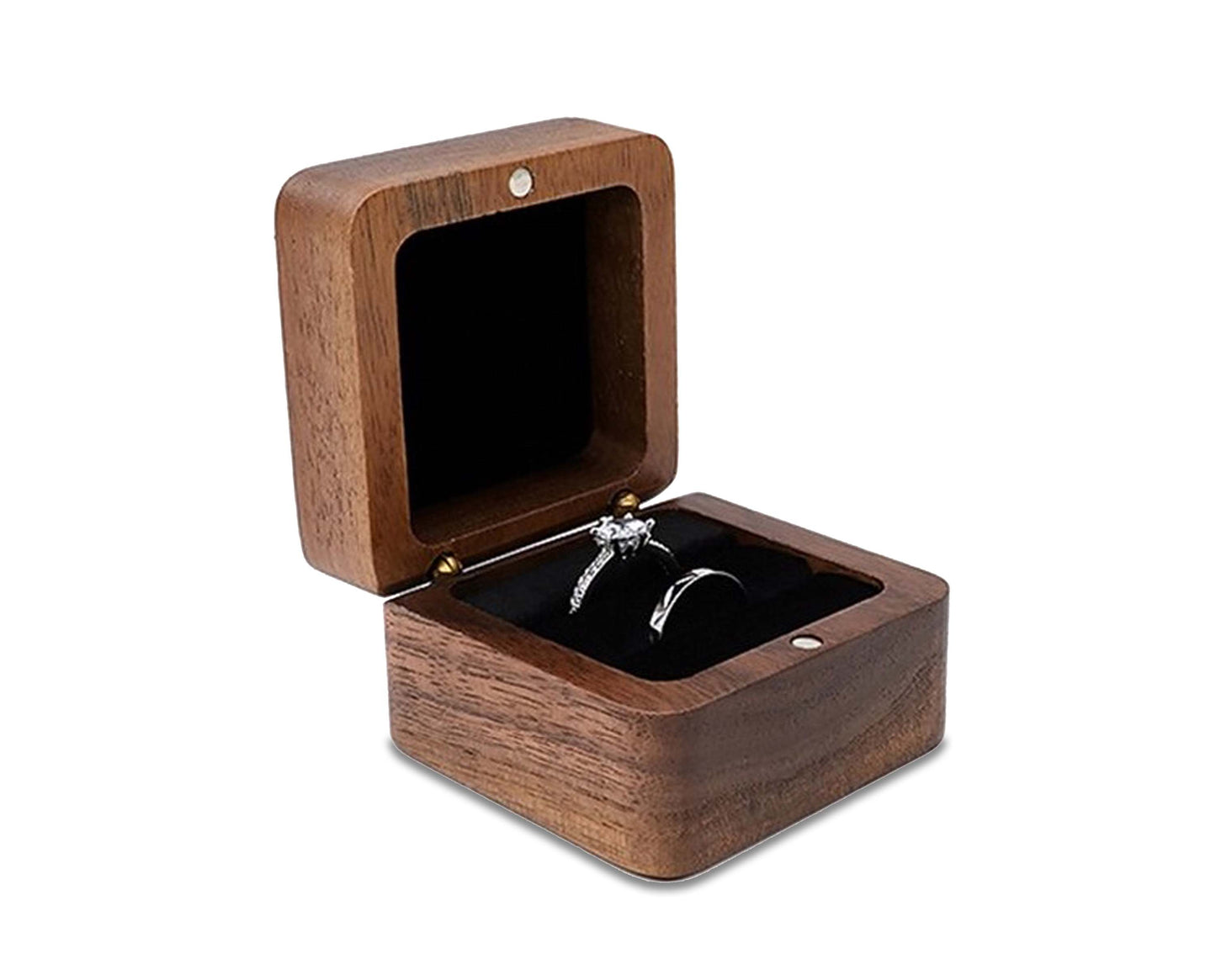 Rynx | Wooden boxes | Wooden jewelry box, wedding ring box, earring rings