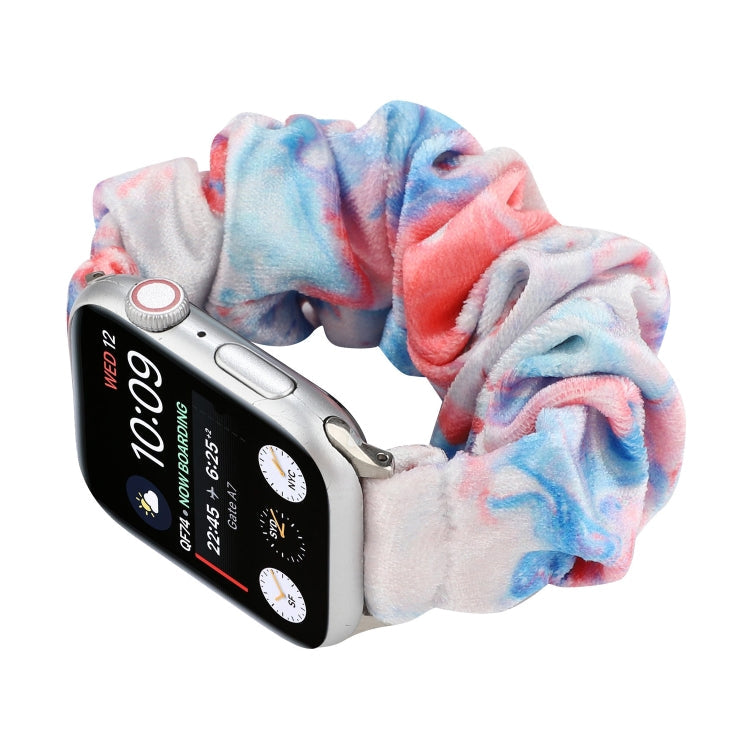 Rynx | Flannel Hair Ring Bracelet For Apple Watch Series 9&8&7 41mm / SE 3&SE 2&6&SE&5&4 40mm / 3&2&1 38mm(12)