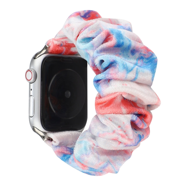 Rynx | Flannel Hair Ring Bracelet For Apple Watch Series 9&8&7 41mm / SE 3&SE 2&6&SE&5&4 40mm / 3&2&1 38mm(12)