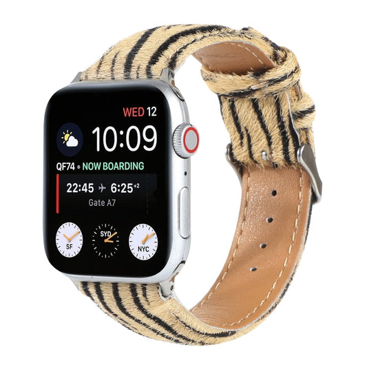 Rynx | Horsehair Plush Leopard Pattern Leather Watch Band for Apple Watch Ultra 49mm & Watch Ultra 2 49mm / Series 9 & 8 & 7 45mm / SE 3 & SE 2 & 6 & SE & 5 & 4 44mm / 3 & 2 & 1 42mm(4)