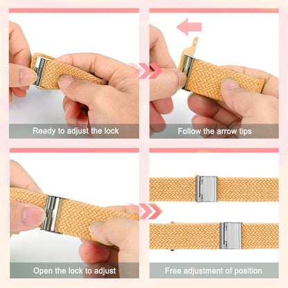 Rynx | Braided + Stainless Steel Watch Band for Apple Watch Series 7 45mm / 6 & SE & 5 & 4 44mm / 3 & 2 & 1 42mm (Red)