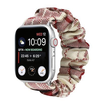 Rynx | Knotted Hair Tie Watch Strap for Apple Watch Series 9&8&7 41mm / SE 3&SE 2&6&SE&5&4 40mm / 3&2&1 38mm (Apricot)