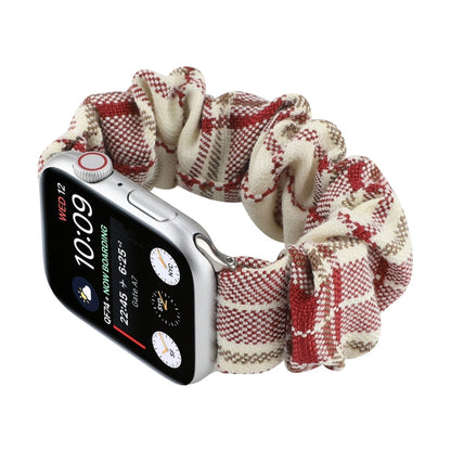 Rynx | Knotted Hair Tie Watch Strap for Apple Watch Series 9&8&7 41mm / SE 3&SE 2&6&SE&5&4 40mm / 3&2&1 38mm (Apricot)