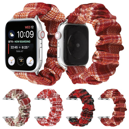 Rynx | Knotted Hair Tie Watch Strap for Apple Watch Series 9&8&7 41mm / SE 3&SE 2&6&SE&5&4 40mm / 3&2&1 38mm (Apricot)