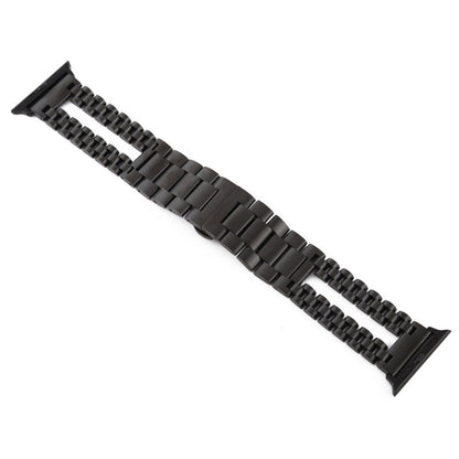 Rynx | For Apple Watch Series 7 41mm / 6 & SE & 5 & 4 40mm / 3 & 2 & 1 38mm Stainless Steel Watch Band (Black)