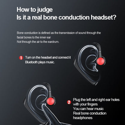 RYNX | M-618 Bone Conduction Hanging Ear Stereo Bluetooth Headset(Red)
