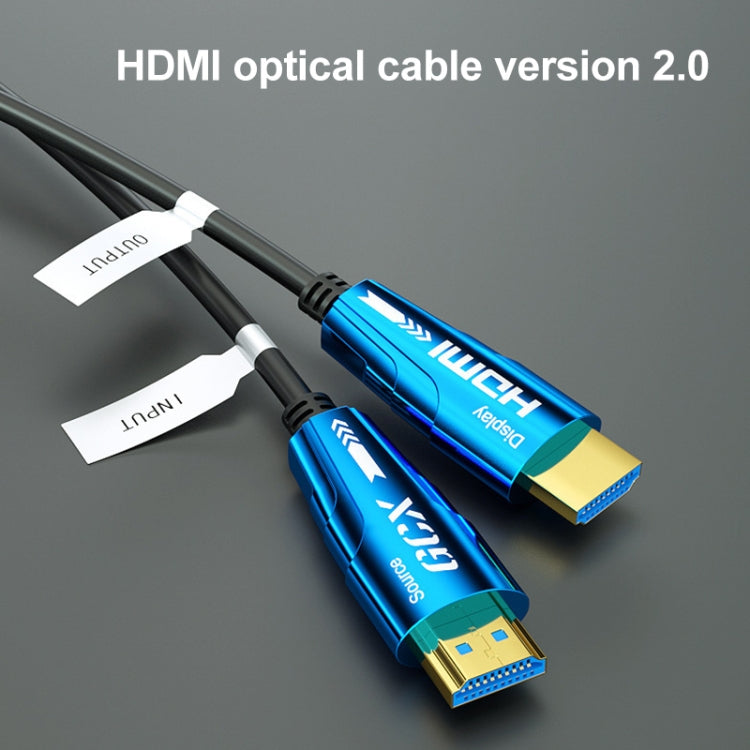 Rynx | HDMI 2.0 plug to HDMI 2.0 plug 4K HD Active Optical Cable, Cable length: 20m