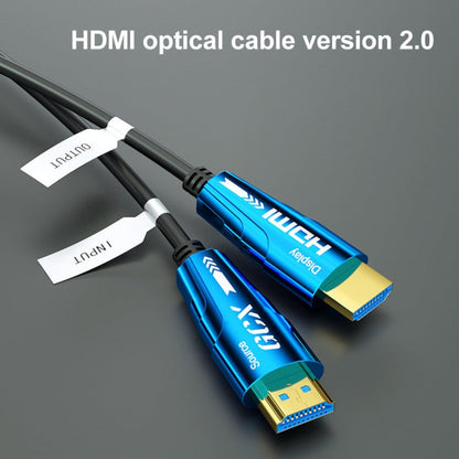 Rynx | HDMI 2.0 plug to HDMI 2.0 plug 4K HD Active Optical Cable, Cable length: 20m