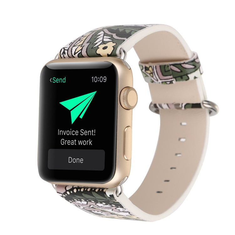 Rynx | For Apple Watch Ultra 49mm & Watch Ultra 2 49mm / Series 9 & 8 & 7 45mm / SE 3 & SE 2 & 6 & SE & 5 & 4 44mm / 3 & 2 & 1 42mm Fashion Strap Watch Band (Flowers)