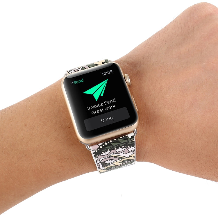 Rynx | For Apple Watch Ultra 49mm & Watch Ultra 2 49mm / Series 9 & 8 & 7 45mm / SE 3 & SE 2 & 6 & SE & 5 & 4 44mm / 3 & 2 & 1 42mm Fashion Strap Watch Band (Flowers)