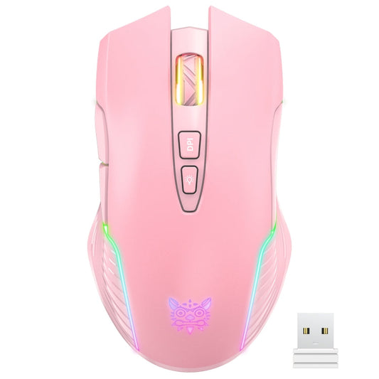 Rynx | ONIKUMA CW905 2.4G RGB Lighting Wireless Mouse (Pink)