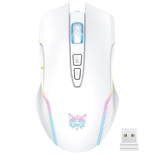 Rynx | ONIKUMA CW905 2.4G RGB Lighting Wireless Mouse (Gray White)