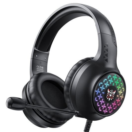Rynx | ONIKUMA X7 Pro USB + 3.5mm RGB Lighting Gaming Wired Headset (Black)