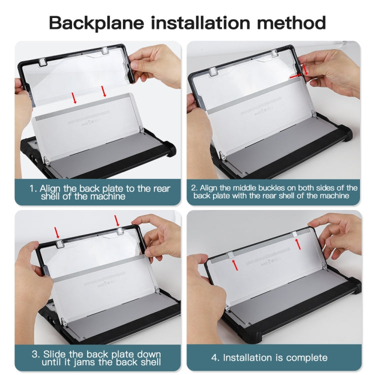 Rynx | For MicroSoft Surface Go 1 / 2 / 3 Acrylic Transparent Hand Shoulder Strap Laptop Bag