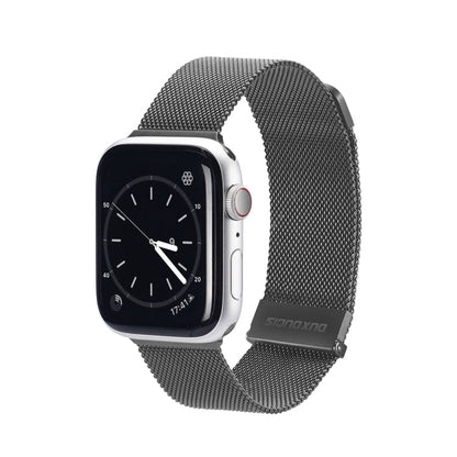 Rynx | DUX DUCIS Milanese Watch Strap for Apple Watch Series 9&8&7 45mm / SE 3&SE 2&6&SE&5&4 44mm / 3&2&1 42mm (Gun Grey)