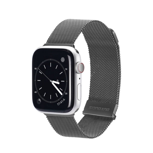 Rynx | DUX DUCIS Milanese Watch Strap for Apple Watch Series 9&8&7 45mm / SE 3&SE 2&6&SE&5&4 44mm / 3&2&1 42mm (Gun Grey)