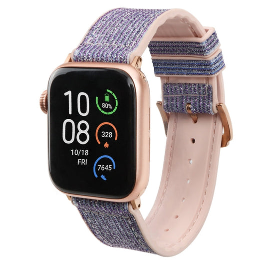 Rynx | Glitter Starry Sky Watch Strap for Apple Watch Series 9&8&7 41mm / SE 3&SE 2&6&SE&5&4 40mm / 3&2&1 38mm (Light Purple)