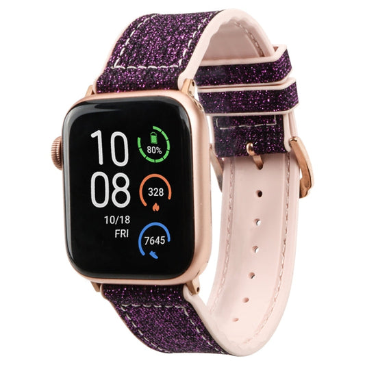 Rynx | Glitter Starry Sky Watch Band for Apple Watch Series 9&8&7 41mm / SE 3&SE 2&6&SE&5&4 40mm / 3&2&1 38mm (Dark Purple)