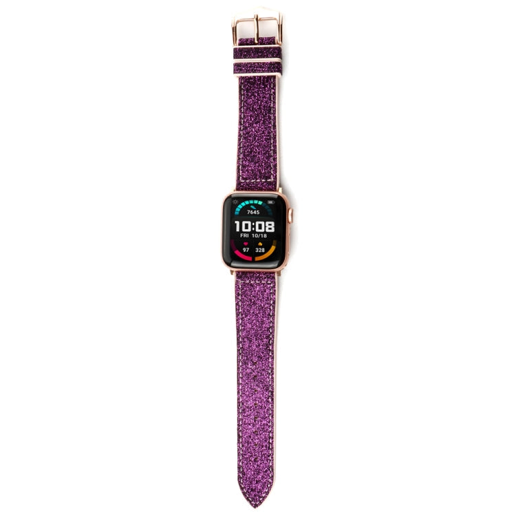 Rynx | Glitter Starry Sky Watch Band for Apple Watch Series 9&8&7 41mm / SE 3&SE 2&6&SE&5&4 40mm / 3&2&1 38mm (Dark Purple)
