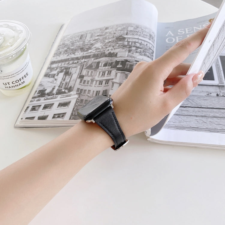 Rynx | Genuine Leather Bracelet for Apple Watch Ultra 49mm & Watch Ultra 2 49mm / Series 9 & 8 & 7 45mm / SE 3 & SE 2 & 6 & SE & 5 & 4 44mm / 3 & 2 & 1 42mm (Apricot)