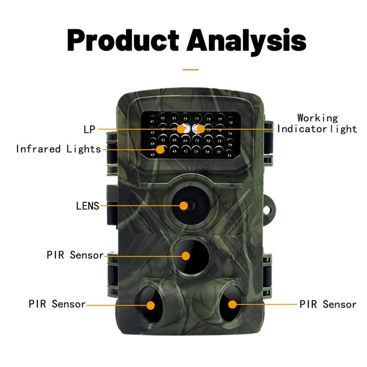Rynx | PR3000 2 Inch LCD Screen Infrared Night Vision Wildlife Hunting Trail Camera