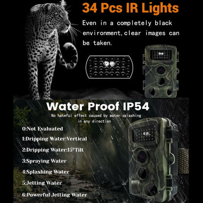 Rynx | PR3000 2 Inch LCD Screen Infrared Night Vision Wildlife Hunting Trail Camera