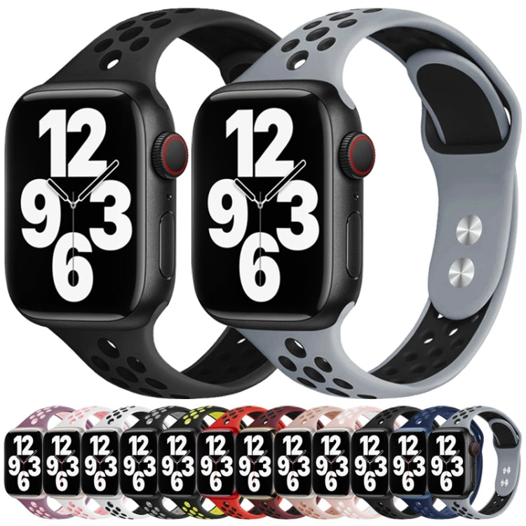 Rynx | Double Nail Small Waist Watch Strap for Apple Watch Ultra 49mm & Watch Ultra 2 49mm / Series 9 & 8 & 7 45mm / SE 3 & SE 2 & 6 & SE & 5 & 4 44mm / 3 & 2 & 1 42mm (Gray Black)