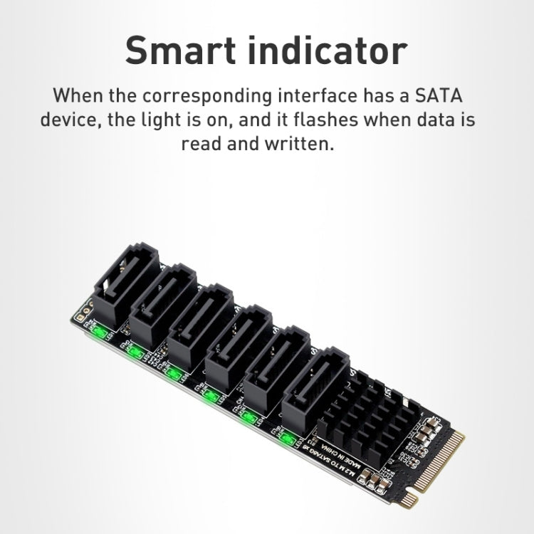 Rynx | M2 M-EKY PCIE 3.0 to SATA 6G Adapter
