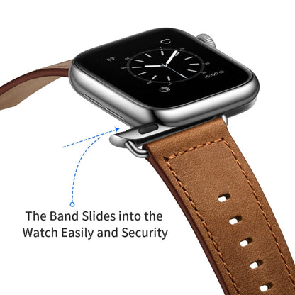 Rynx | Genuine Leather Bracelet for Apple Watch Ultra 49mm & Watch Ultra 2 49mm / Series 9 & 8 & 7 45mm / SE 3 & SE 2 & 6 & SE & 5 & 4 44mm / 3 & 2 & 1 42mm (Red-Brown Crazy Horse Texture)