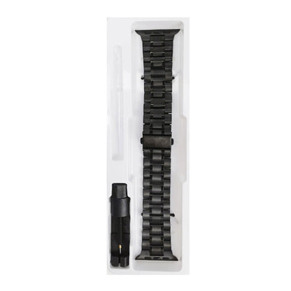 Rynx | 5-pearls stainless steel bracelet for Apple Watch Series 9&8&7 41mm / SE 3&SE 2&6&SE&5&4 40mm / 3&2&1 38mm (Black)