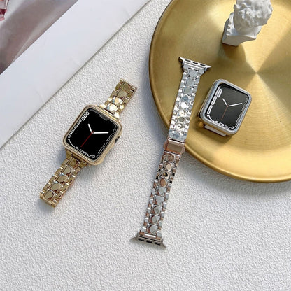 Rynx | Electroplated Acrylic Watch Strap for Apple Watch Ultra 49mm & Watch Ultra 2 49mm / Series 9 & 8 & 7 45mm / SE 3 & SE 2 & 6 & SE & 5 & 4 44mm / 3 & 2 & 1 42mm (Blue)