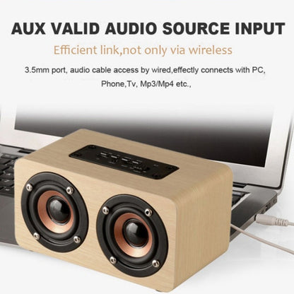 RYNX | W5+ Wooden Wireless Bluetooth Speaker(Mahogany)