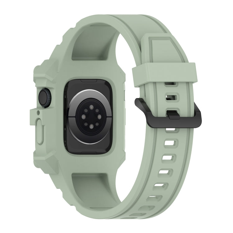 Rynx | Integrated silicone watch strap for Apple Watch Series 8&7 45mm / SE 2&6&SE&5&4 44mm / 3&2&1 42mm (Mint green)