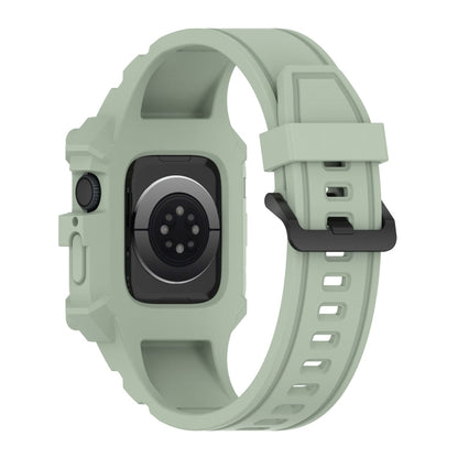 Rynx | Integrated silicone watch strap for Apple Watch Series 8&7 45mm / SE 2&6&SE&5&4 44mm / 3&2&1 42mm (Mint green)