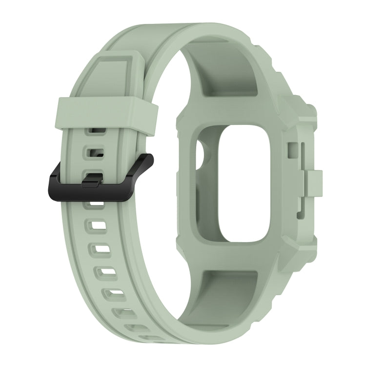 Rynx | Integrated silicone watch strap for Apple Watch Series 8&7 45mm / SE 2&6&SE&5&4 44mm / 3&2&1 42mm (Mint green)