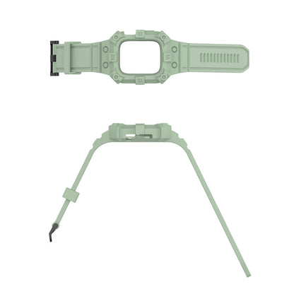 Rynx | Integrated silicone watch strap for Apple Watch Series 8&7 45mm / SE 2&6&SE&5&4 44mm / 3&2&1 42mm (Mint green)