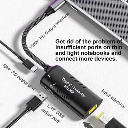 Rynx | DC7406 + Type-C + USB Female to Type-C Multi-Function Adapter