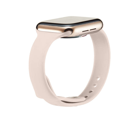 Rynx | For Apple Watch 5/4 44mm & 3/2/1 42mm Thin Silicone Strap (Pink Silty)