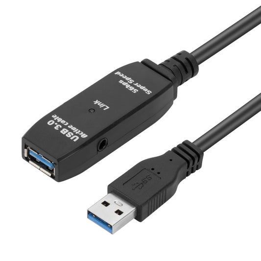 Rynx | USB 3.0 Male to Female Data Sync Super Speed Extension Cable, Length: 30m