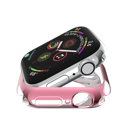 Rynx | For Apple Watch Series 5 & 4 44mm Plating TPU Round Hole Hollow Protective Case (Pink)