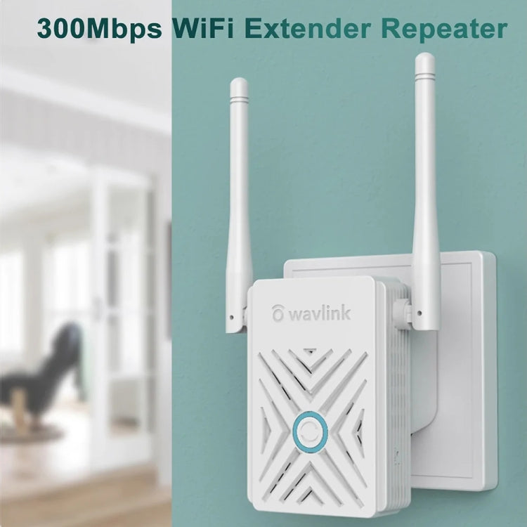 Rynx | Wavlink WN578W2 300Mbps 2.4GHz WLAN Amplifier Repeater Home Wireless Signal Booster (US Plug)