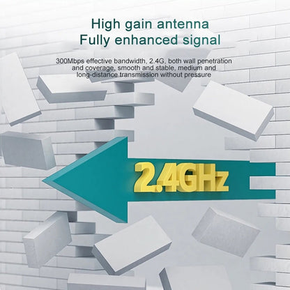 Rynx | Wavlink WN578W2 300Mbps 2.4GHz WiFi Extender Repeater Home Wireless Signal Amplifier (UK Plug)