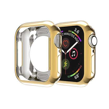 Rynx | For Apple Watch Series 5 & 4 40mm Plating TPU Round Hole Cave Protective Case (Gold)