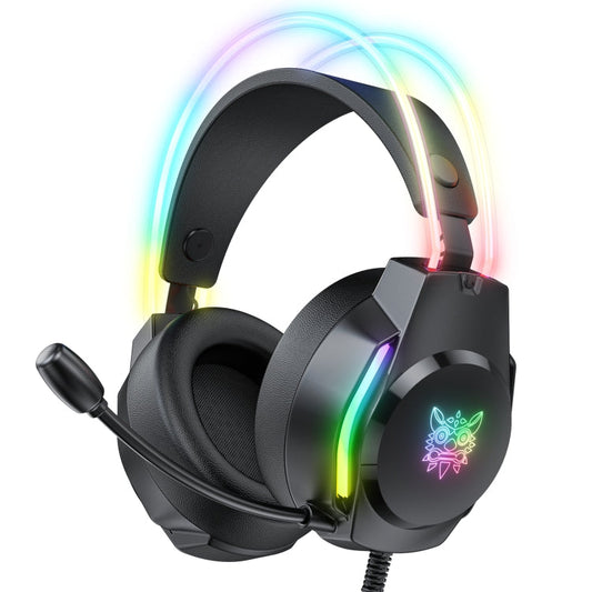 Rynx | X26 USB+3.5mm RGB Wired Gaming Headset (Black)