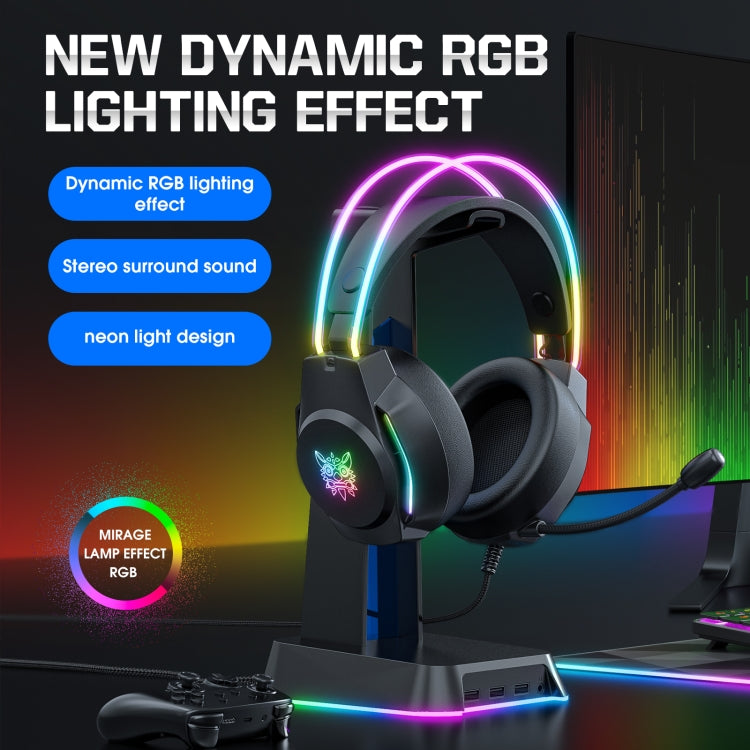 Rynx | X26 USB+3.5mm RGB Wired Gaming Headset (Black)