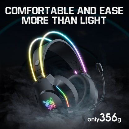 Rynx | X26 USB+3.5mm RGB Wired Gaming Headset (Black)