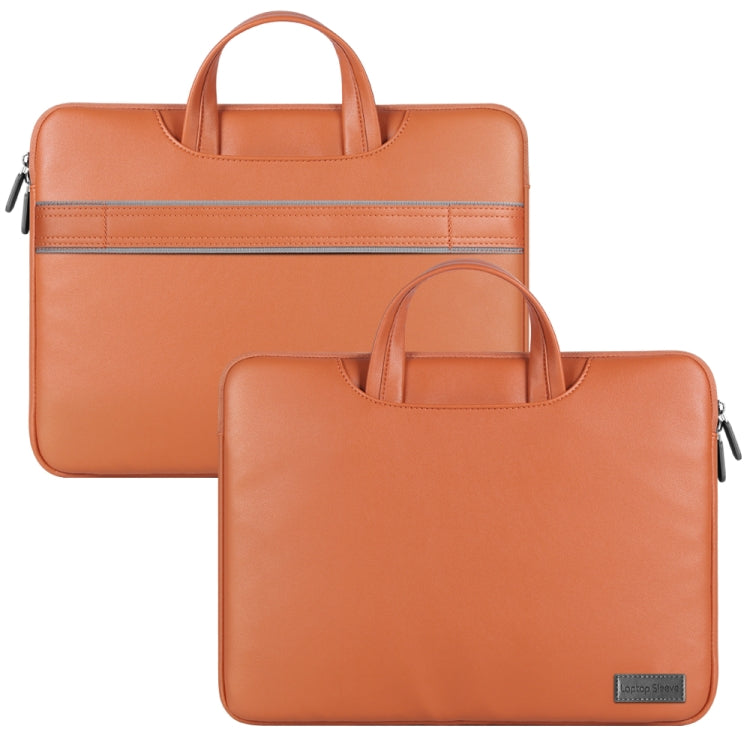 Rynx | Waterproof PU Laptop Bag Inner Pocket with Power Pack, Size: 15 inches (Brown)